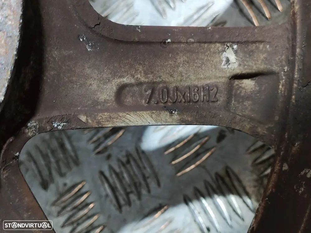 Conjunto Jantes 16 Borbet Originais Mercedes Benz Class C W204 7J ET43 5x112 - 7