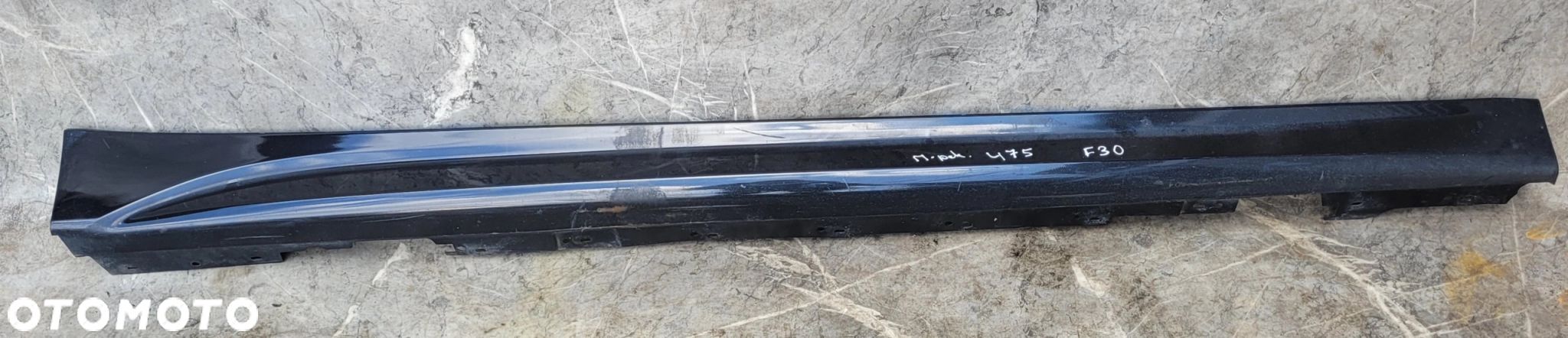 LISTWA PROGOWA PRAWA BMW F30 F31 M PAKIET 475 BLACK SAPPHIRE - 1