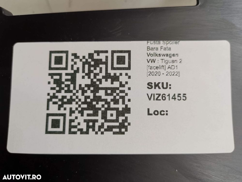 Fusta Spoiler Bara Fata Volkswagen VW  Tiguan 2 [facelift] AD1 2020 20 - 7