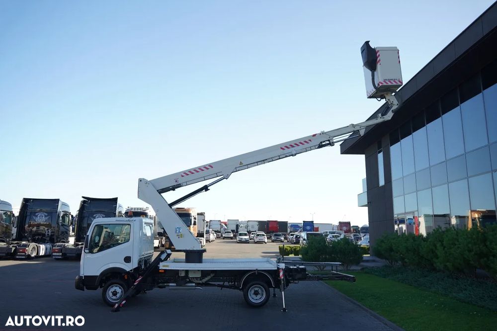 Nissan CABSTAR / ELEVATOR DE 20 DE METRI / GSR E200TE4 / DUBLU / CAPACITATE DE RIDICARE - 200 kg / 4 STABILIZATOARE / - 4