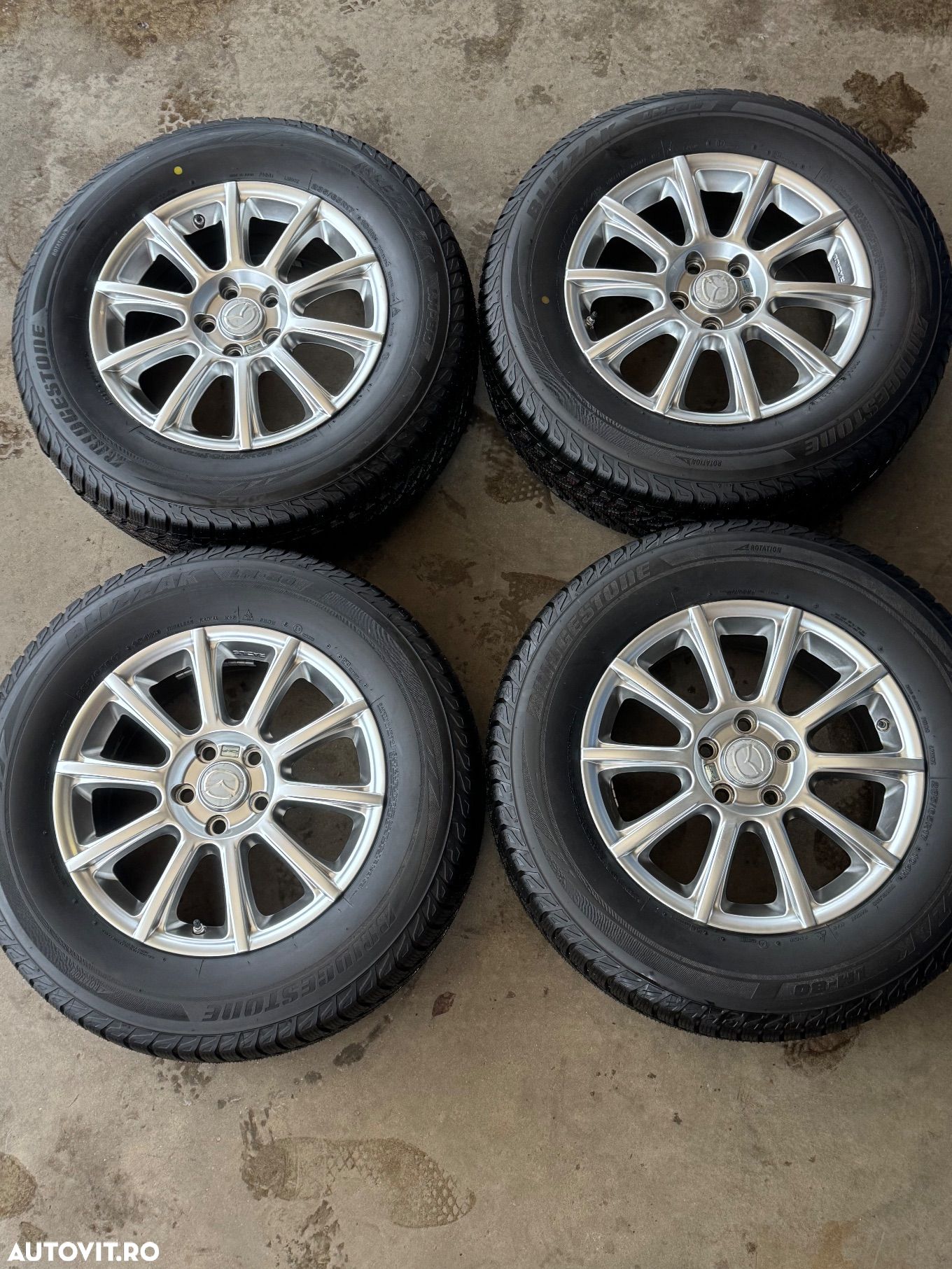 Vând jante aliaj Mazda noi pe 17” cu anvelope noi de iarnă - 1