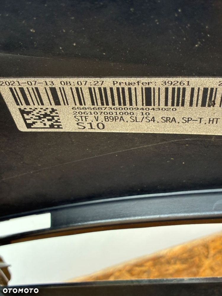 AUDI A4 B9 LIFT B9PA S-line / S4 ZDERZAK PRZÓD  PRZEDNI SRA SPRYSK 8W0 807 434 - 12