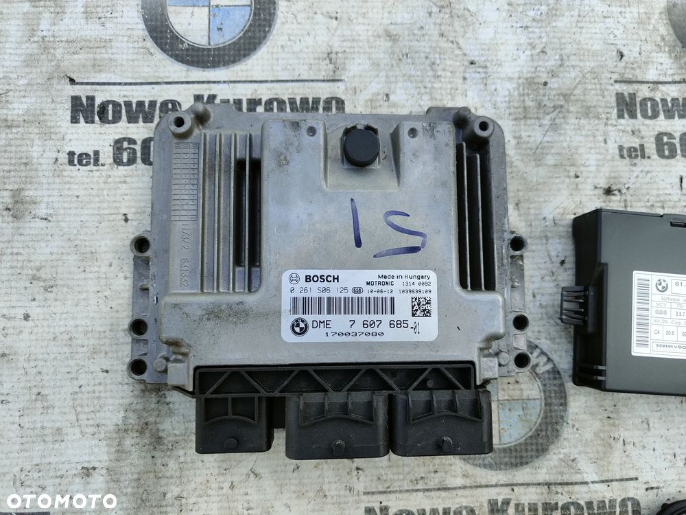 MINI Cooper Clubman R55 R56 R57 R58 R59 Zestaw startowy starownik silnika N16 7607685 - 2