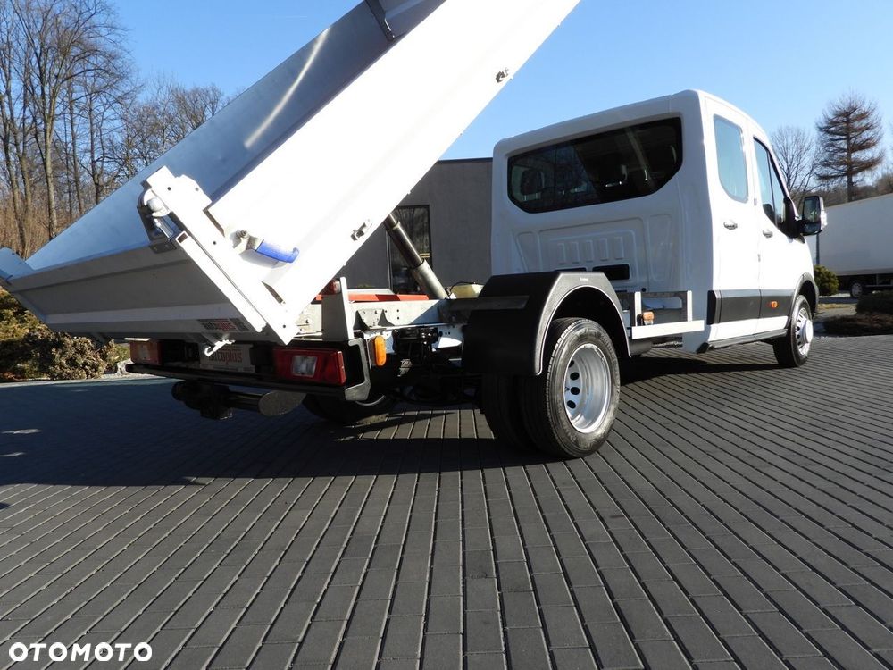 Ford TRANSIT WYWROTKA PODWÓJNA KABINA DOKA 6 MIEJSC TEMPOMAT LEDY BLIŹNIACZE KOŁA KLIMATYZACJA  170KM - 22