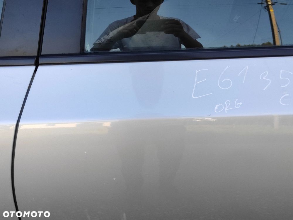 DRZWI LEWY TYŁ TYLNE BMW E61 354 TITANSILBER ORG LAKIER - 3