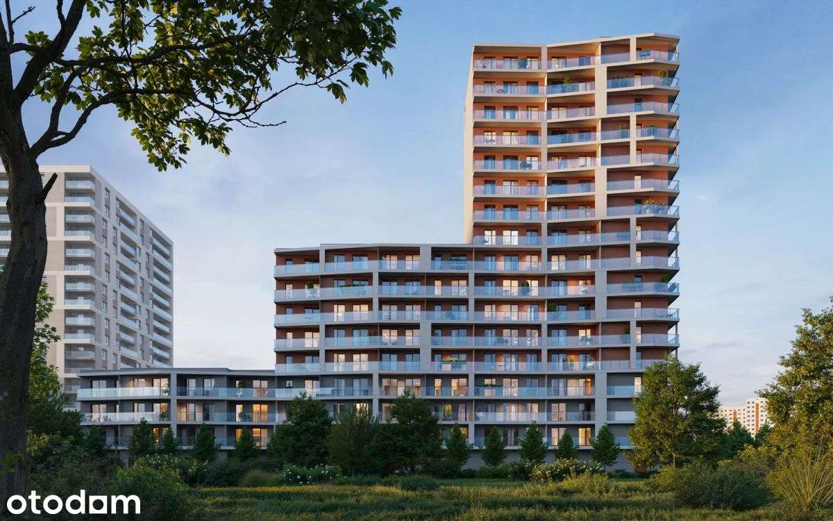 2-pokojowe mieszkanie 46m2 + loggia Bezpośrednio