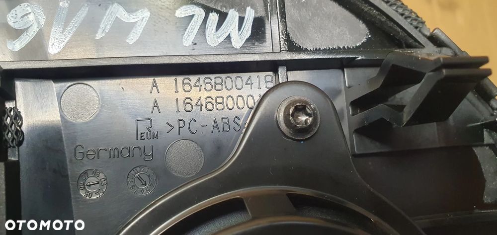 Osłona kratka maskownica głośnik deski konsoli Mercedes ML W164 A1646800418 A1698201802 - 8