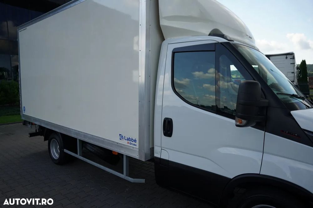 Iveco DAILY 35-160 / CONTAINER - 4,3 M / ELEVATOR SORENSEN - 750 KG / 3 LOCURI / DOUĂ / IMPORTAT / - 16