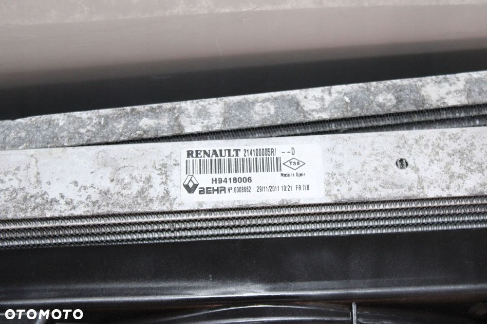 RENAULT LAGUNA III 07R- 2.0 DCI KOMPLET CHŁODNIC WENTYLATORY - 5