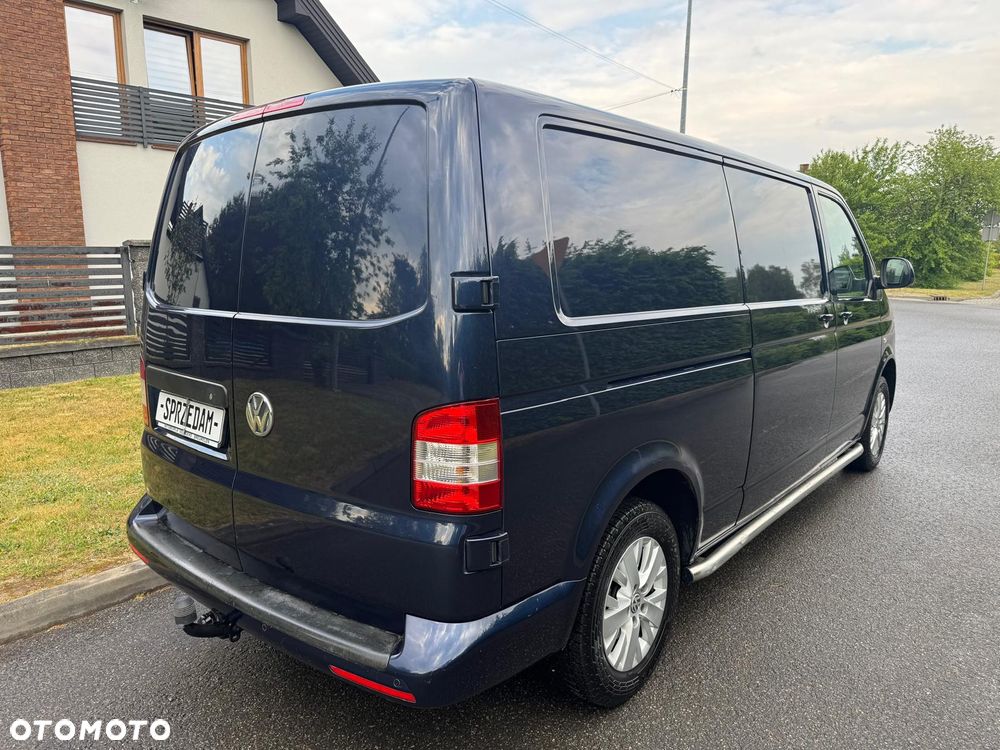 Volkswagen TRANSPORTER T5 L2H1 LIFT Długi Klima Elektryka Tempomat Furgon 3os. Rury Hak Pdc - 24