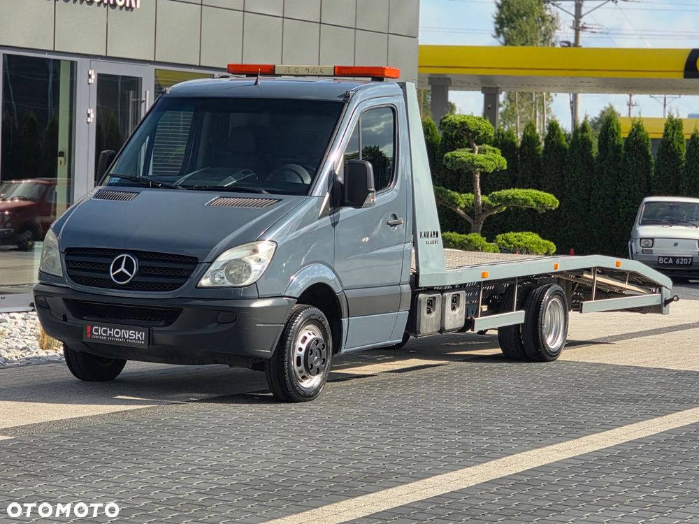 Mercedes-Benz Mercedes-Benz SPRINTER 515 CDi Autolaweta Holownik Pomoc Drogowa Na Bliźniaku Długi Najazd Auto Serwisowane z Polskiego Salonu Wyjątkowo ładny i Zadbany Samochód - 20
