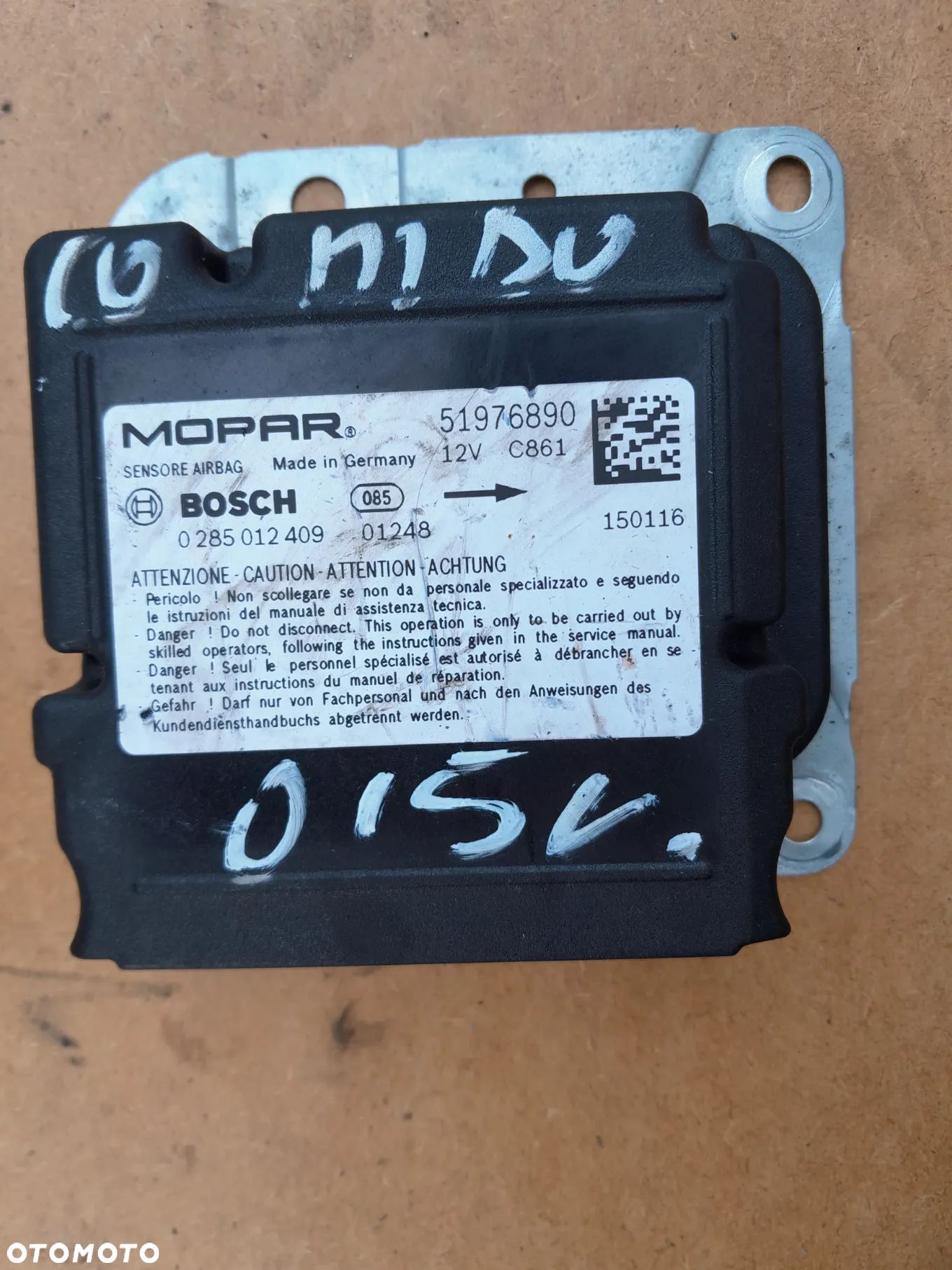 Sensor airbag Opel Combo D 15r 0285012409 - 1