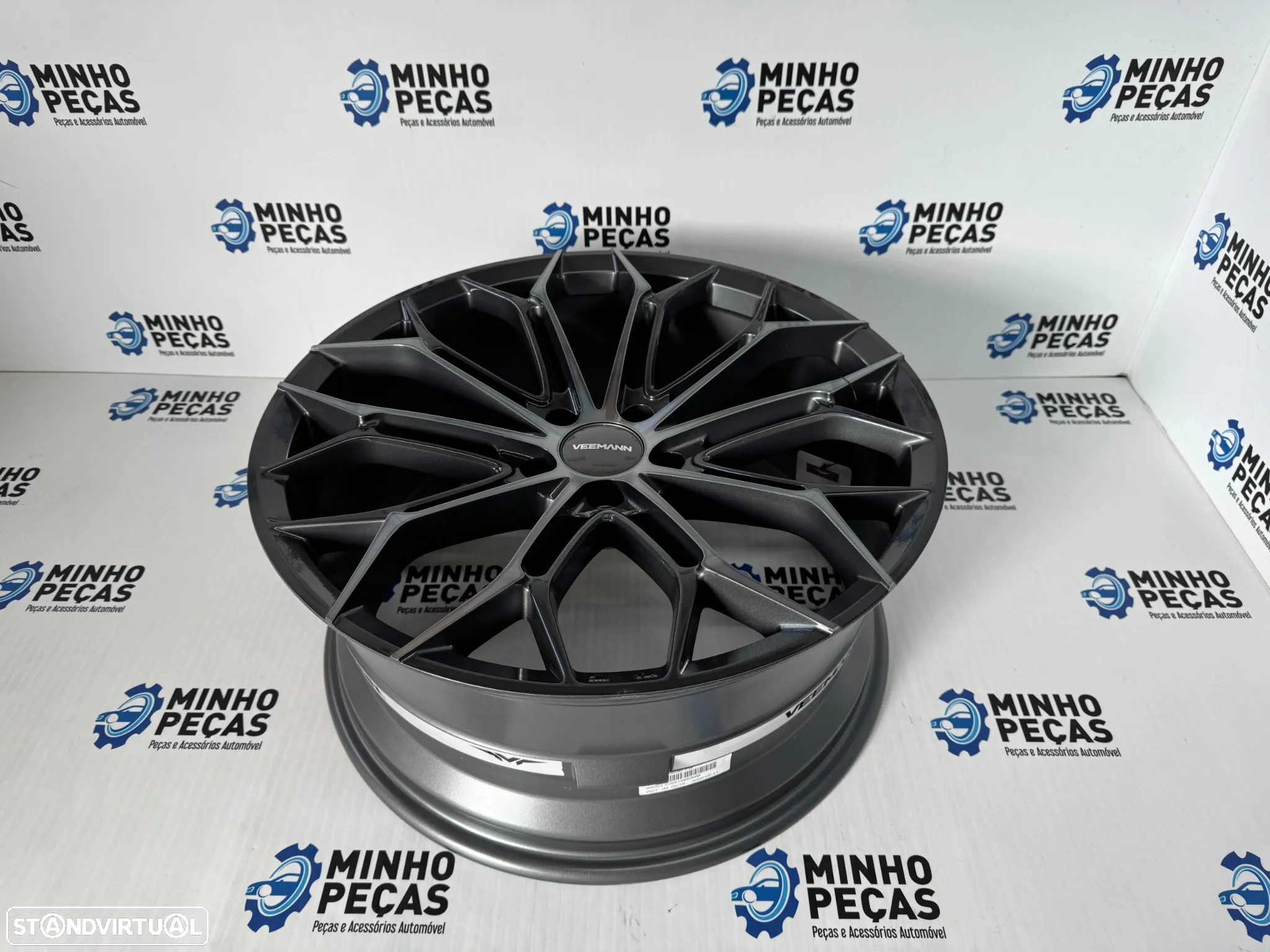 Jantes Veemann V-FS41 em 19" (5x108) Gunmetal Machined - 7