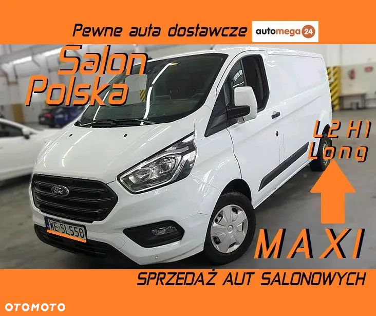 Ford CUSTOM 300L LONG MAXI L2H1 Wzmocniony Hak 2,8t. Mocny silnik 2.0 130KM EURO6 HOMOLOGACJA VAT-1 - 1