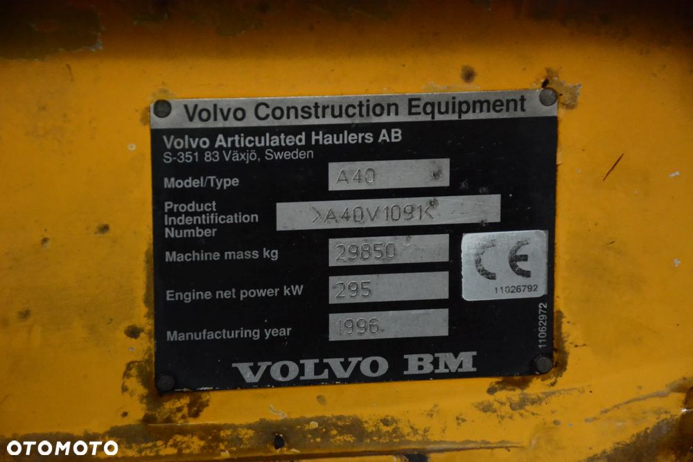 Volvo A40 / 1996r / 13283h / Klimatyzacja / Opony 95% / Bardzo dobry stan - 29