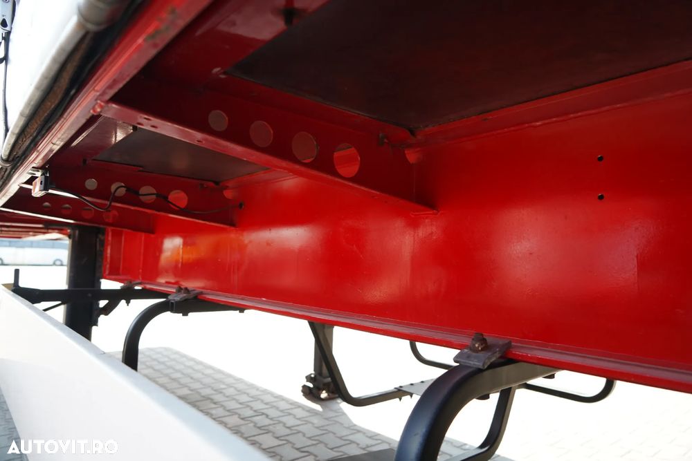 Wielton CORTINĂ STANDARD / REMORCA DIN OȚEL - 9 M / AXĂ RIDICATĂ / SAF / - 30