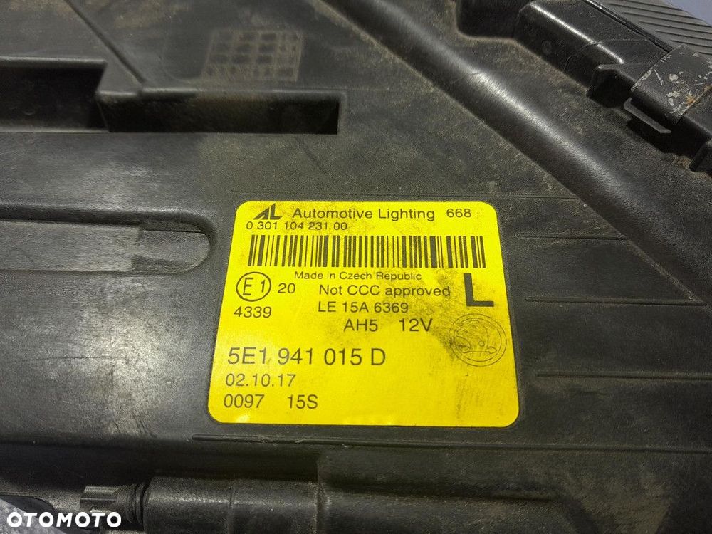 SKODA OCTAVIA III LIFT REFLEKTOR LEWY FULL LED 5E1941015D - 10