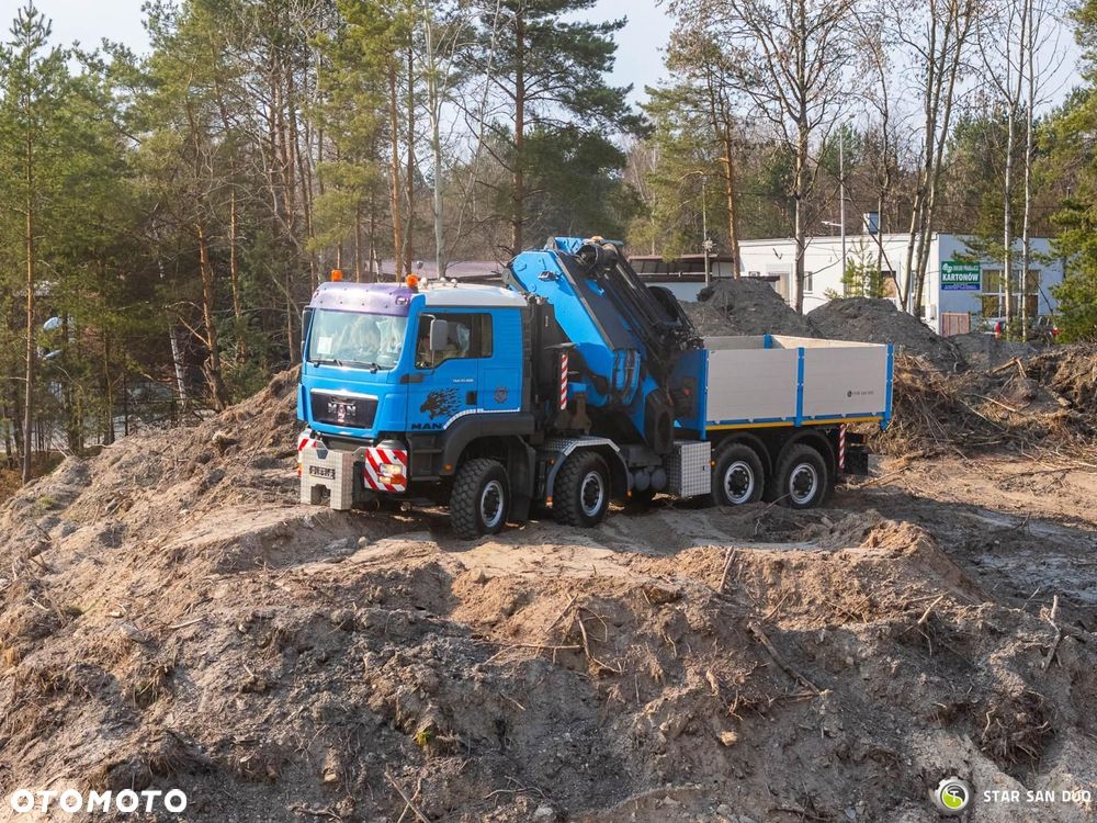 MAN TGA 41.480 8x8 PALFINGER PK 100002 HDS Żuraw Fly Jib Wciągarka - 13