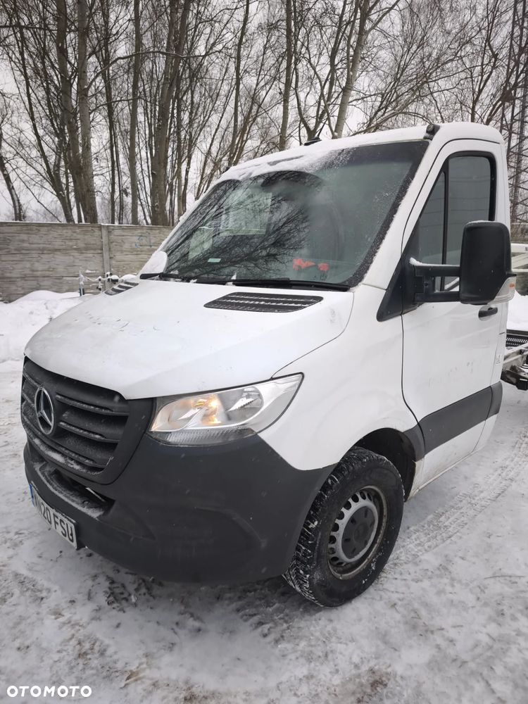 Przód kompletny przodek Mercedes-Benz Sprinter w907 2018- biały maska błotniki komplet chłodnic - 3