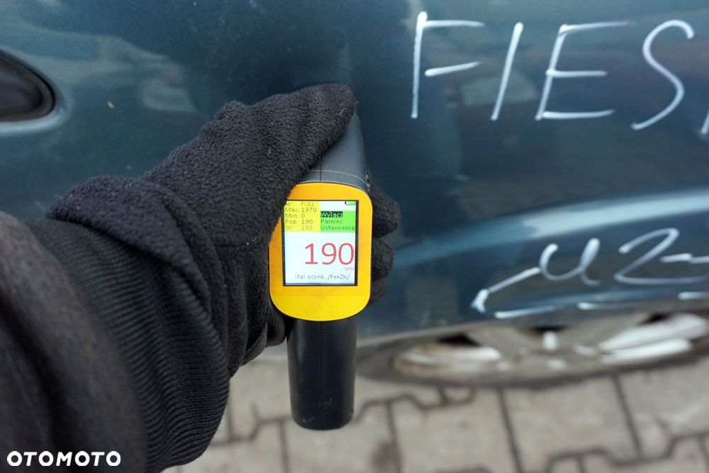 MASKA ZDERZAK BŁOTNIKI LAMPY FIESTA V MK5 U2  FORD 2002-2008 NEPTUNE GREEN PRZÓD KOMPLETNY - 12