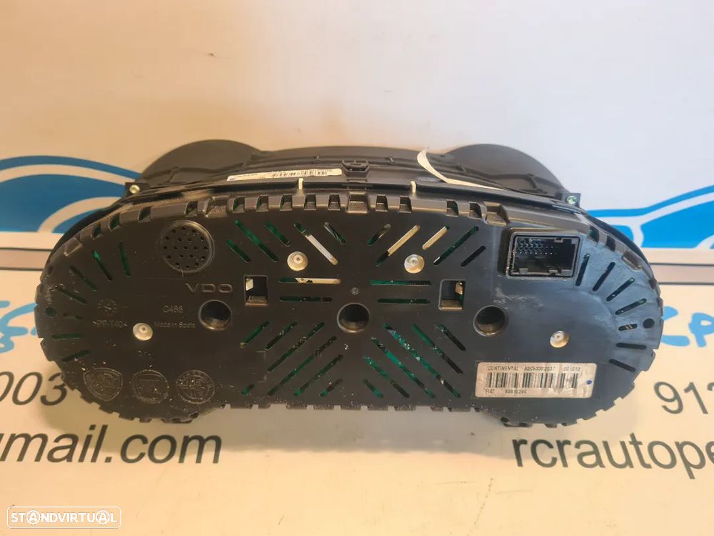 QUADRANTE MPH KMS MOSTRADORES PAINEL INSTRUMENTOS ALFA ROMEO MITO 955 50510266 A2C53302087 50508527 A2C53298022 955A3000 - 4