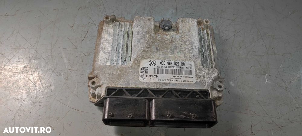 ECU volkswagen vw passat B6 break 1.9 BLS cod 03G906021RQ - 1
