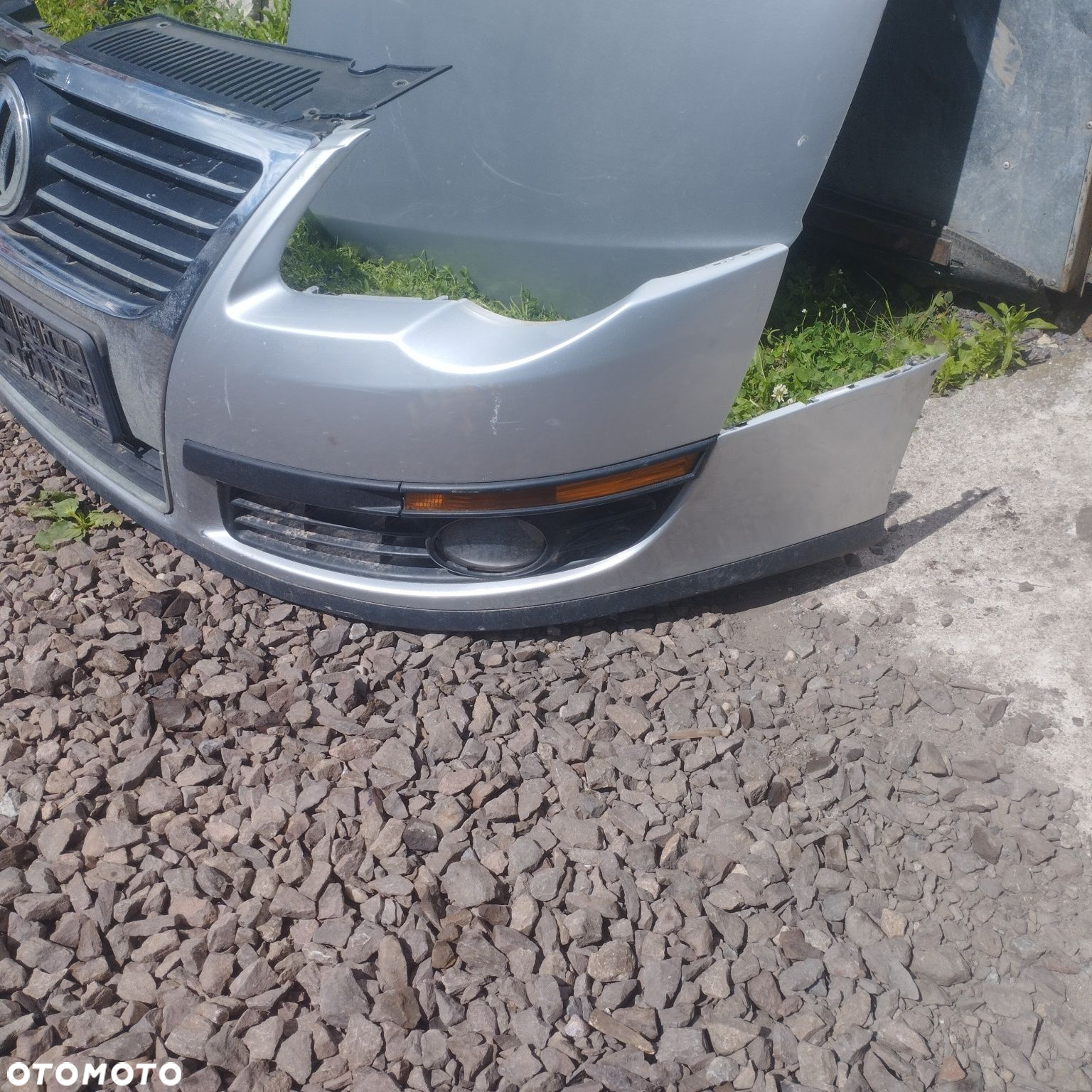 Volkswagen passat B6 zderzak maska pas przedni lampy przód Europa LA7W - 2