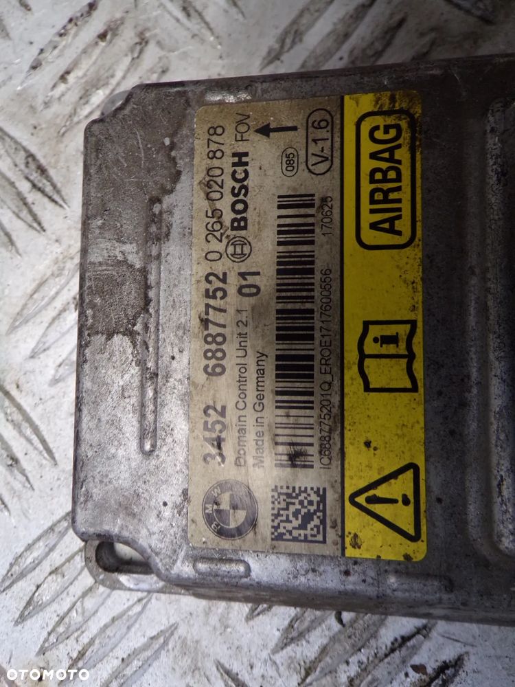 MODUŁ PODUSZEK SENSOR AIRBAG BMW F30 F316887752 - 2