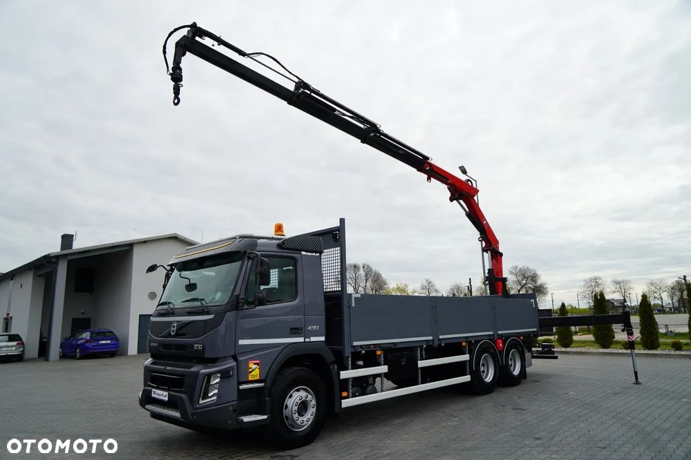 Volvo FHX 430 / SKRZYNIOWY- 7,15 M / HDS HYVA HC-183 / ROTATOR / WIDŁY DO PALET / PILOT - 3