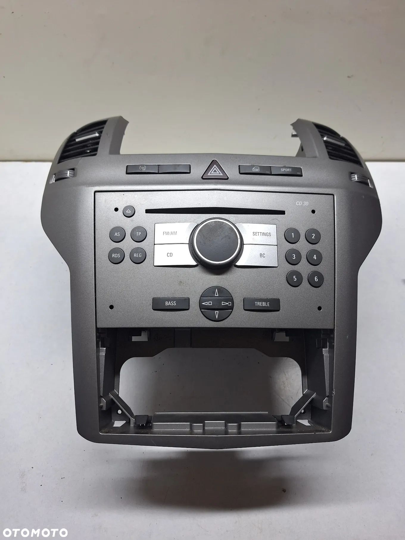RADIO CD30 + WYŚWIETLACZ OPEL ZAFIRA B 07r EUR - 1