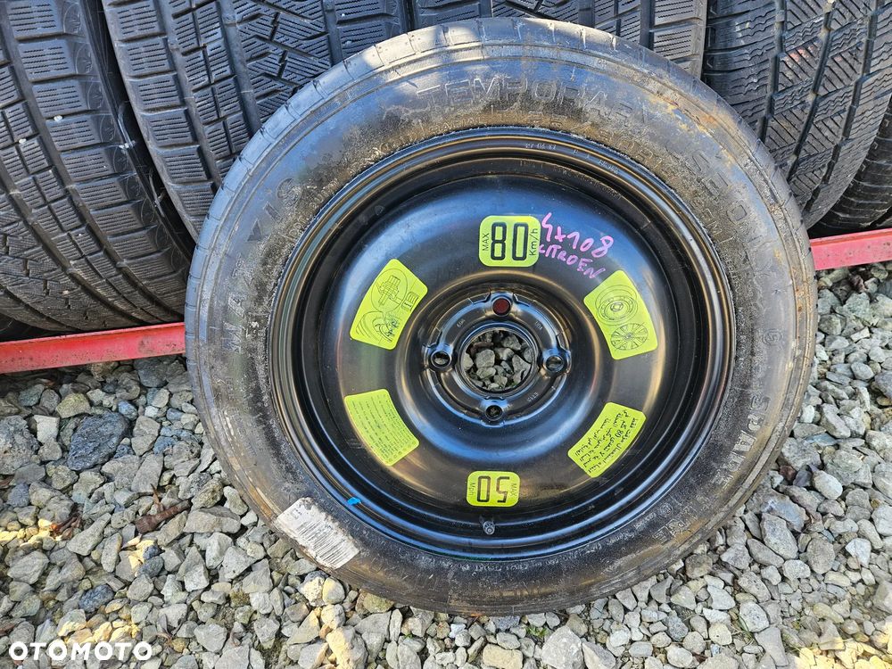 Koło dojazdowe Peugeot Citroen 4x108 15 " T125/80/15 - 1