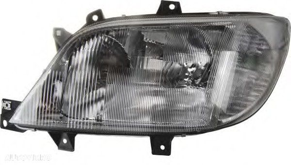 Far Mercedes Sprinter 208-414, 04.2000-12.2002, stanga/dreapta, tip bec H1+H7, reglare electrica, fara motoras, ECE, Depo, 9018201061, A9018201061 - 1