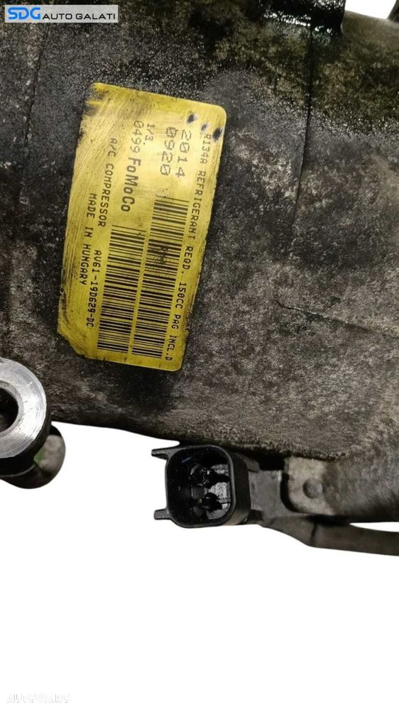 Compresor AC Aer Conditionat Clima Ford Galaxy 2 2.0 TDCI TYWA KLWA UKWA AZWC QXWC UFWA QXWB QXWA 2006 - 2015 Cod AV61-19D629-DC [M8273] - 2