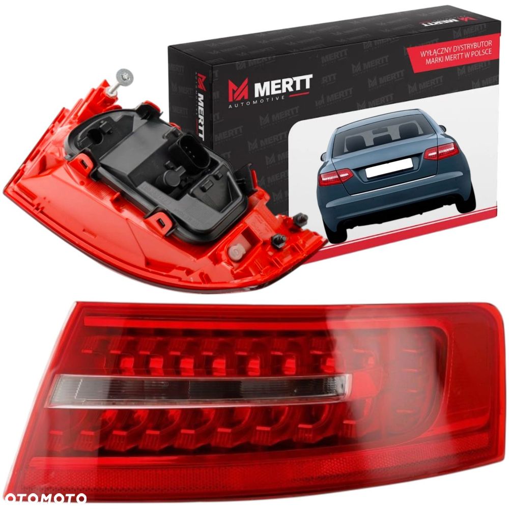 ZESTAW Lampa PRAWA+LEWA LED Audi A6 C6 08-011 sedan w błotnik + KLAPE TYLNE - 5