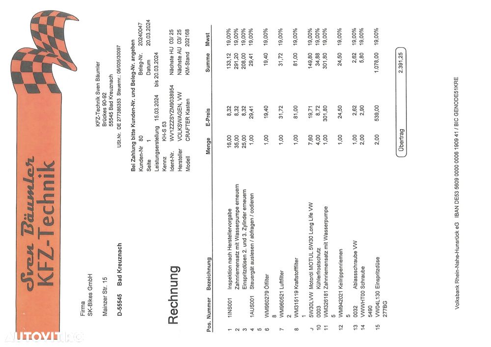 Volkswagen Crafter - 36