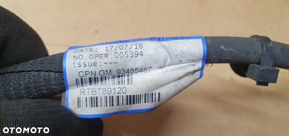 Klema minusowa akumulatora Opel Vivaro B Trafic III 240809866R 93455467 - 7