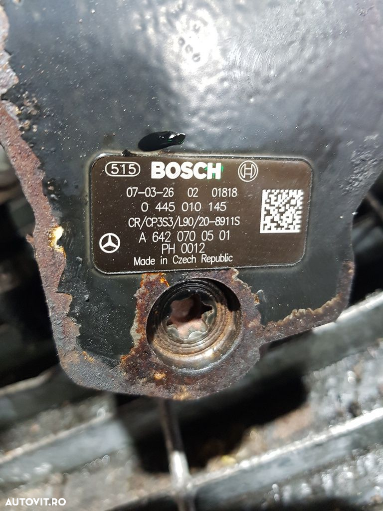 Pompa injectie / inalte Mercedes ML W164 3.0 D 2005 - 2008 190CP 642.940 (784) 0445010145 - 6