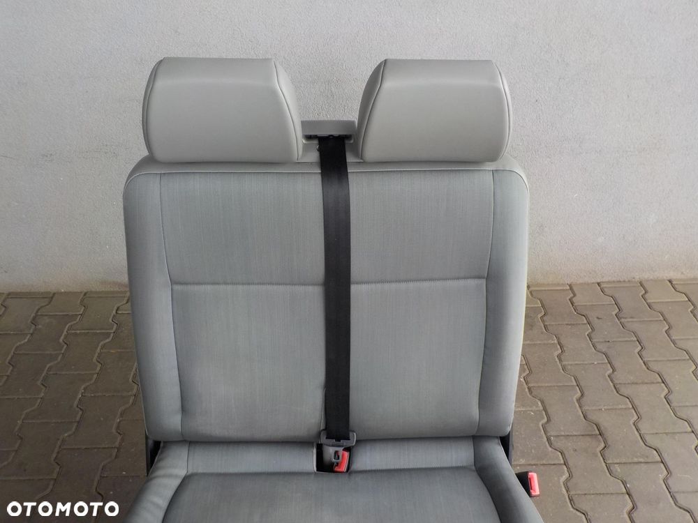 VW T5 T6 FOTEL PODWÓJNY PASAŻERA PRZÓD DWÓJKA POCZTA - 3