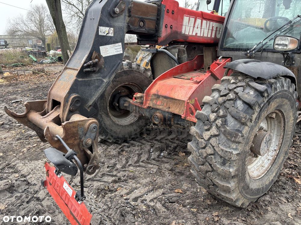 Manitou MLT 735 120 PS 2014rok Most Przedni Most Tylny Zwolnica Zwrotnica Obudowa Pochwa CZĘŚCI - 4