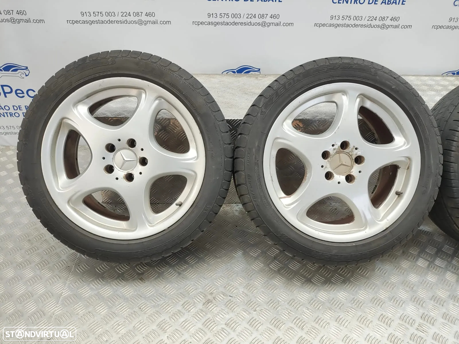Conjunto Jantes 18 Mercedes Benz Class S W220 8J ET44 5x112 - 5