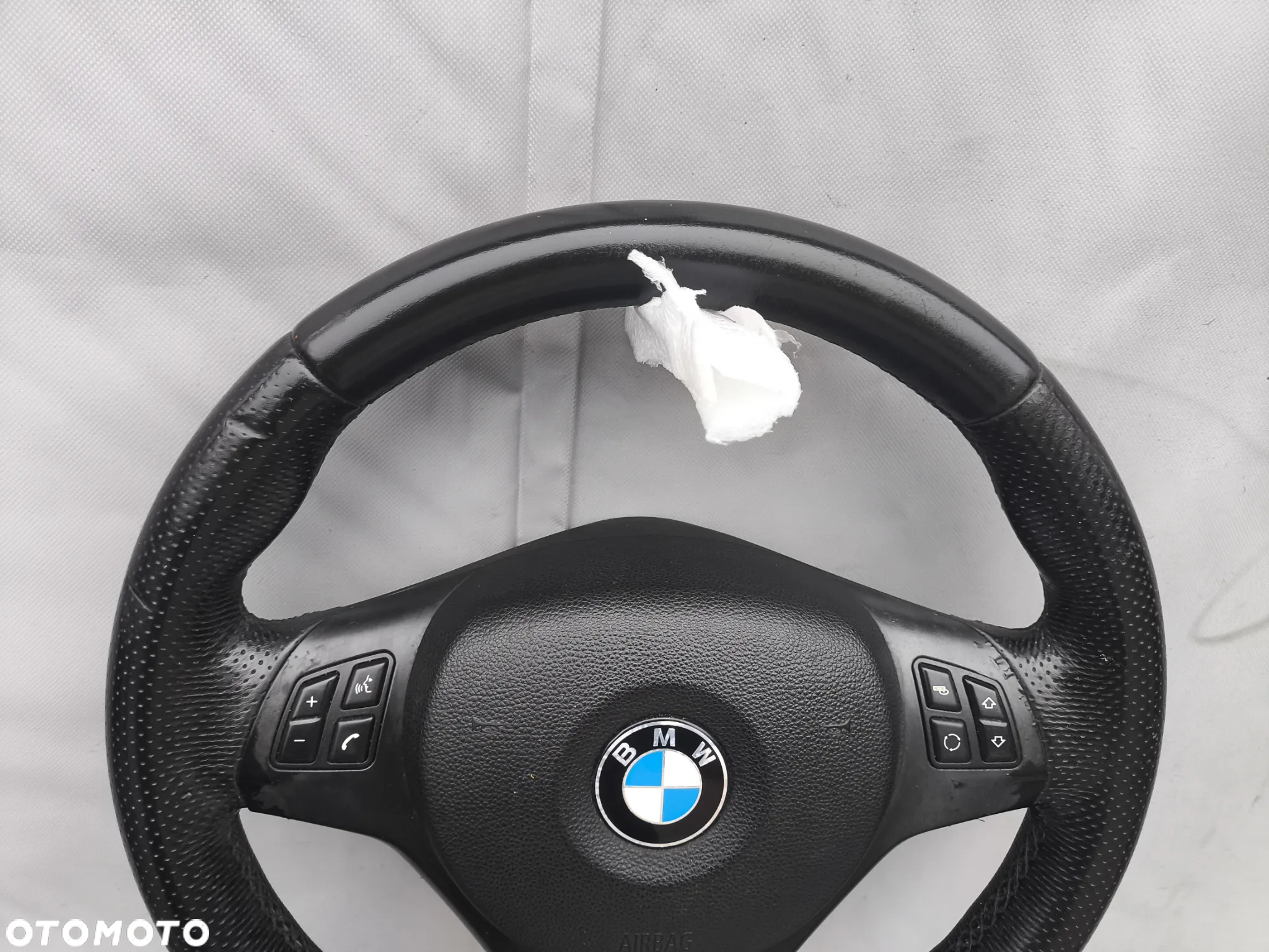 BMW 3 E90 E91 MPAKIET M PAKIET KIEROWNICA SKÓRA MULTIFUNKCJA AIRBAG - 2