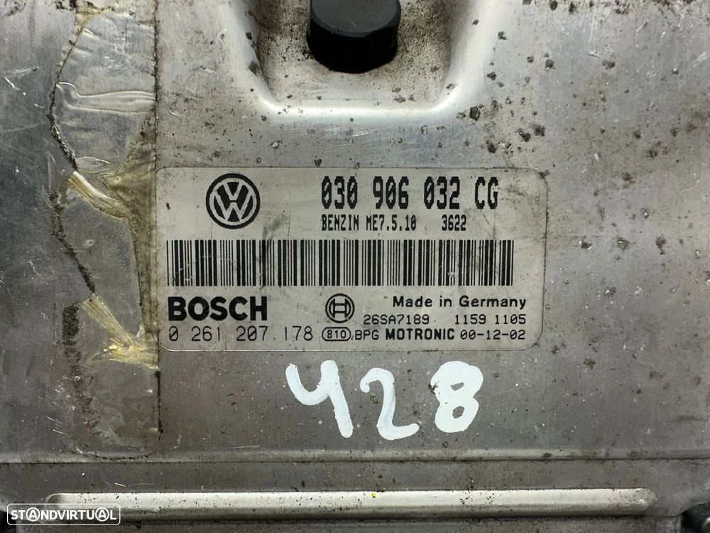 .Centralina Motor Bosch VW VAG Volkswagen Polo 6N 6N2 1.4i 16v 030906032CG 0261207178 2000 - 2002 - 7