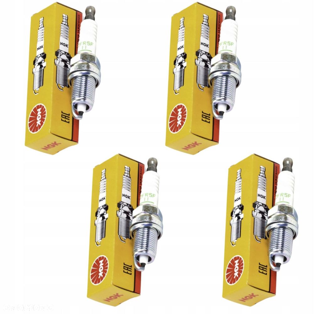 4X Świeca zapłonowa NGK ZFR5F 5165 LPG CNG - KOMPLET - 1