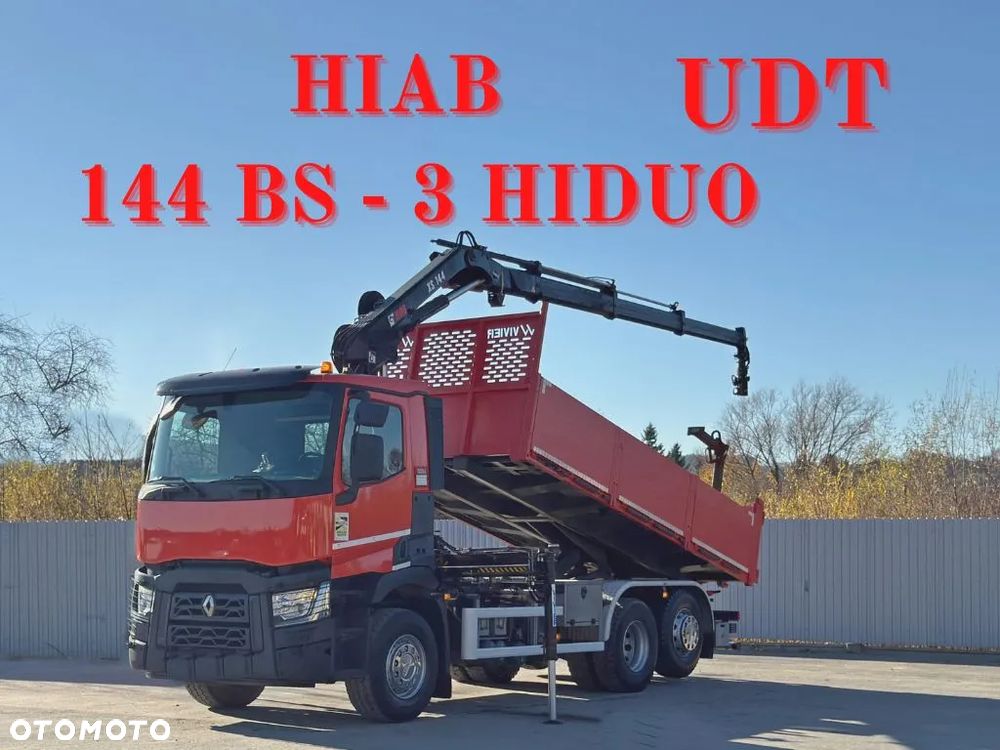 Renault C430 * SKRZYNIA 5,50 m * HIAB 144 BS - 3 + PILOT / 6x2