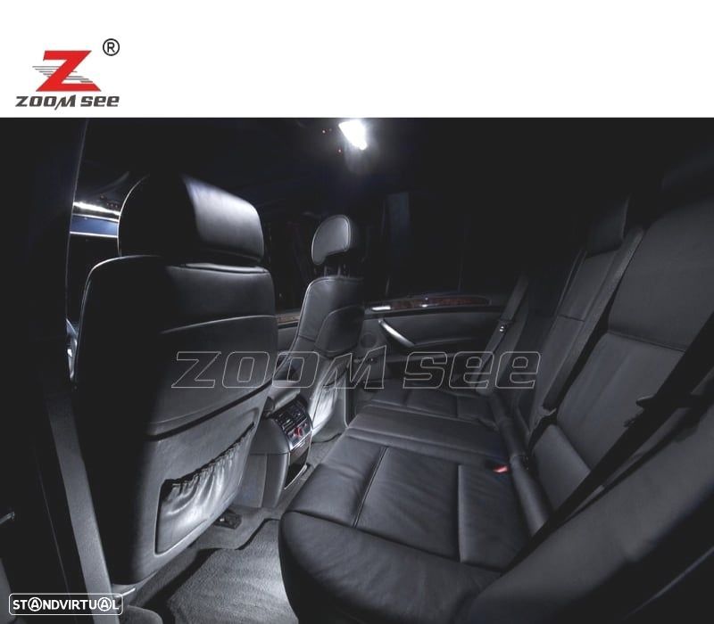 KIT COMPLETO DE 20 LÂMPADAS LED INTERIOR PARA BMW X5 E53 2000-2006 - 2