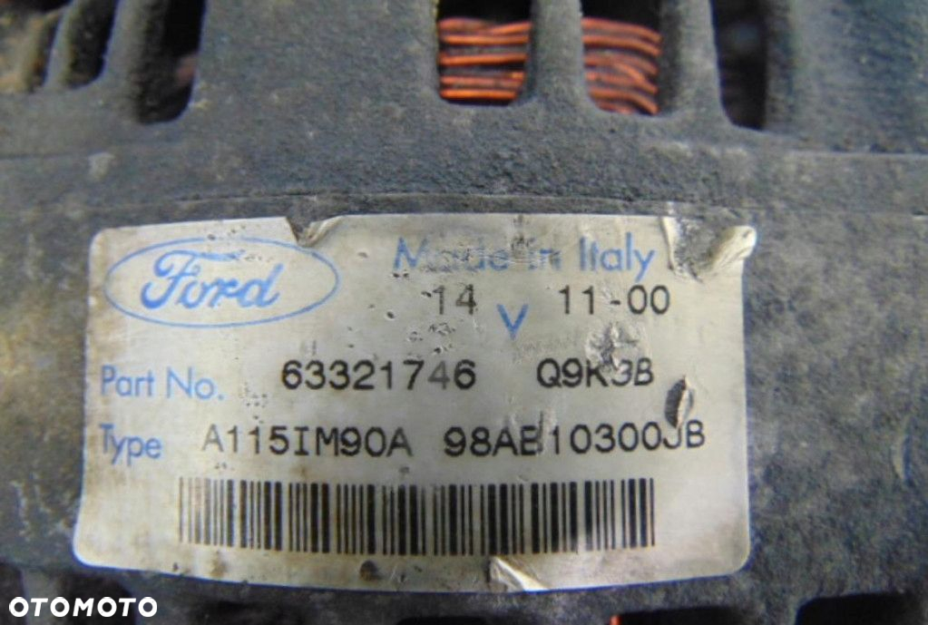 FORD FOCUS MK1 1.8B ALTERNATOR - 6