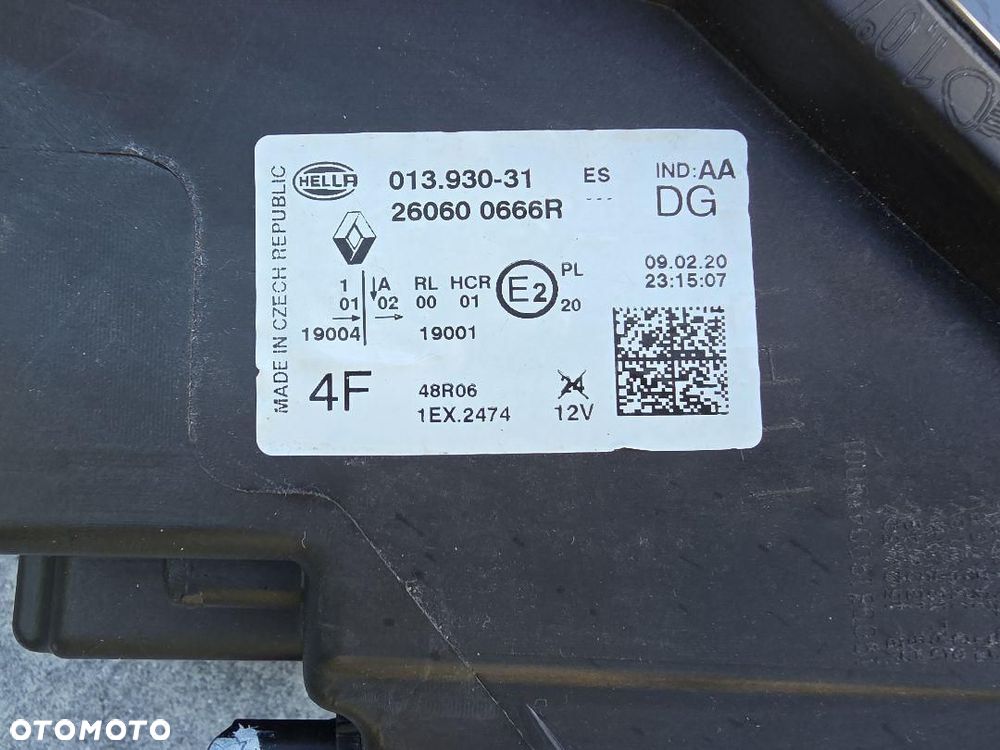 RENAULT CAPTUR II 2 Kompletne Full Led Długi 260600666R 260104900R Chrom - 15