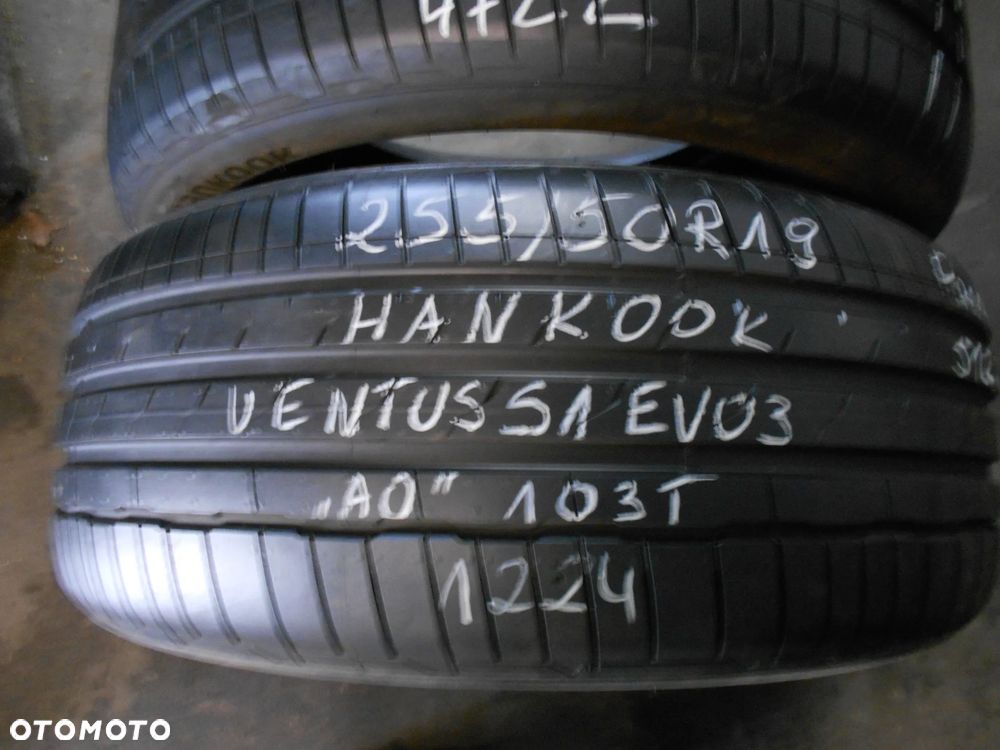 OPONY 255/50R19 HANKOOK VENTUS S1 EVO 3 EV AO DOT 1224 / 4722 7.3MM - 4