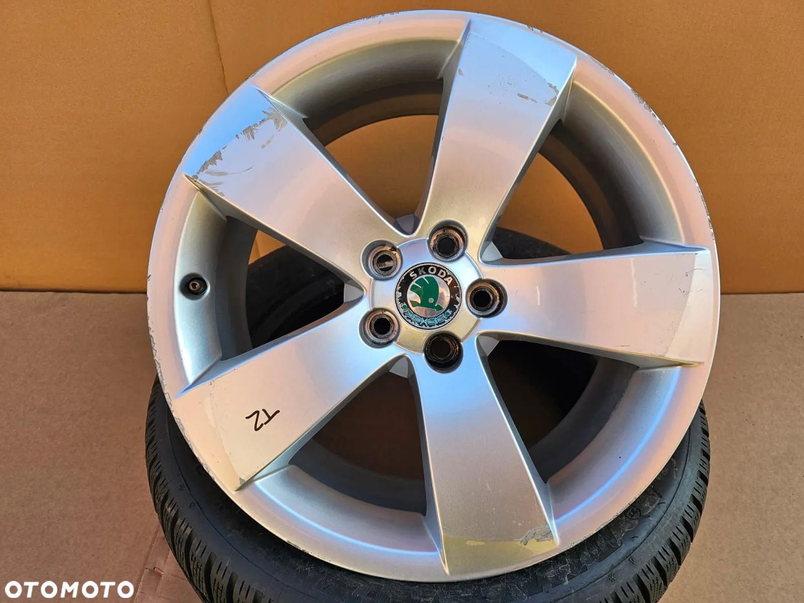 (F102) Skoda OE Rapid Roomster Fabia II Octavia / 5J7 601 025B / 7Jx17 ET41 5x100 - 1