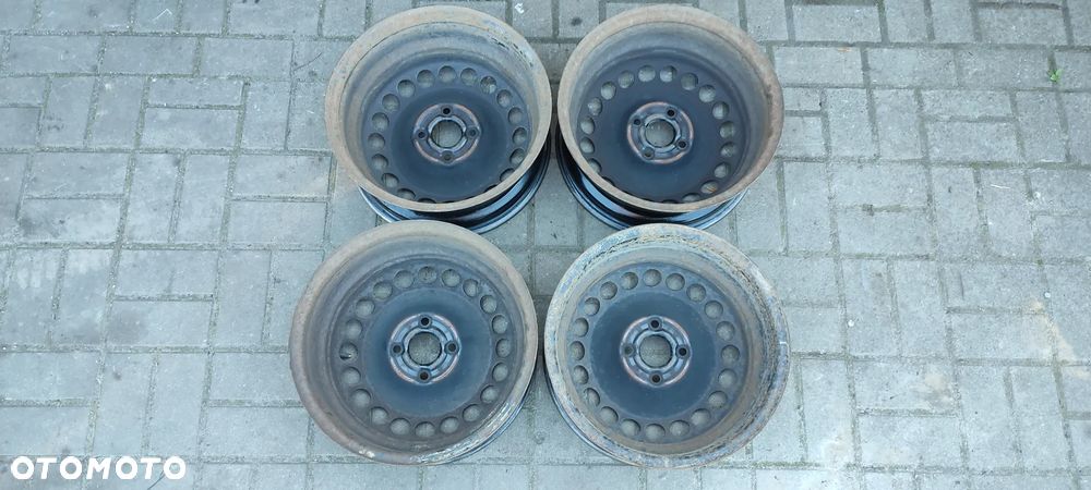 FELGI STALOWE 4x100 6Jx15 CALI ET39 OPEL CORSA D CORSA F ADAM GRANDE PUNTO KOMPLET 4 SZTUKI - 9